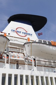 Canada, province de Terre-Neuve et Labrador, Ile de Terre-Neuve, Bay of Islands dans la région de Corner Brook, Le bateau de croisière Princess Danaé