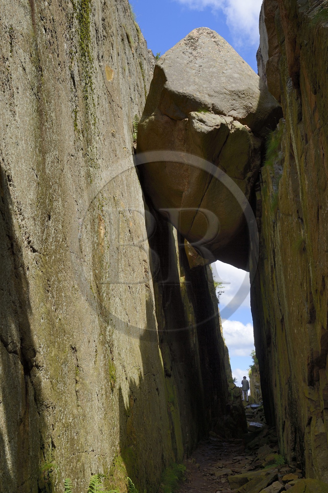 Suède, Västra Götaland, Fjällbacka, Le rocher de Vetterberget