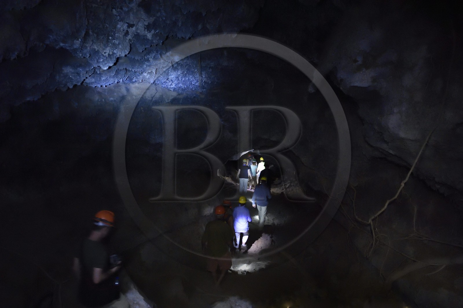 Nicaragua, Masaya, Parc national du Volcan Masaya (Parque Nacional Volcan Masaya), ancien tunnel de lave