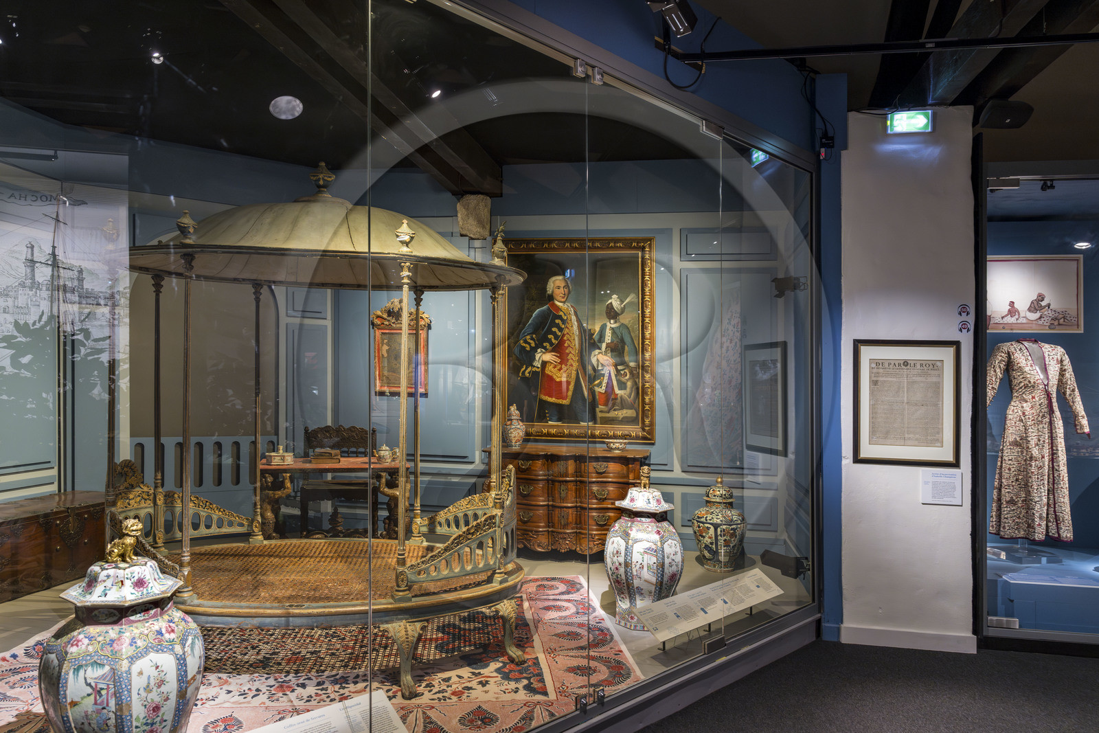 France, Morbihan (56), Port-Louis, la citadelle de Port-Louis, musée de la Compagnie des Indes