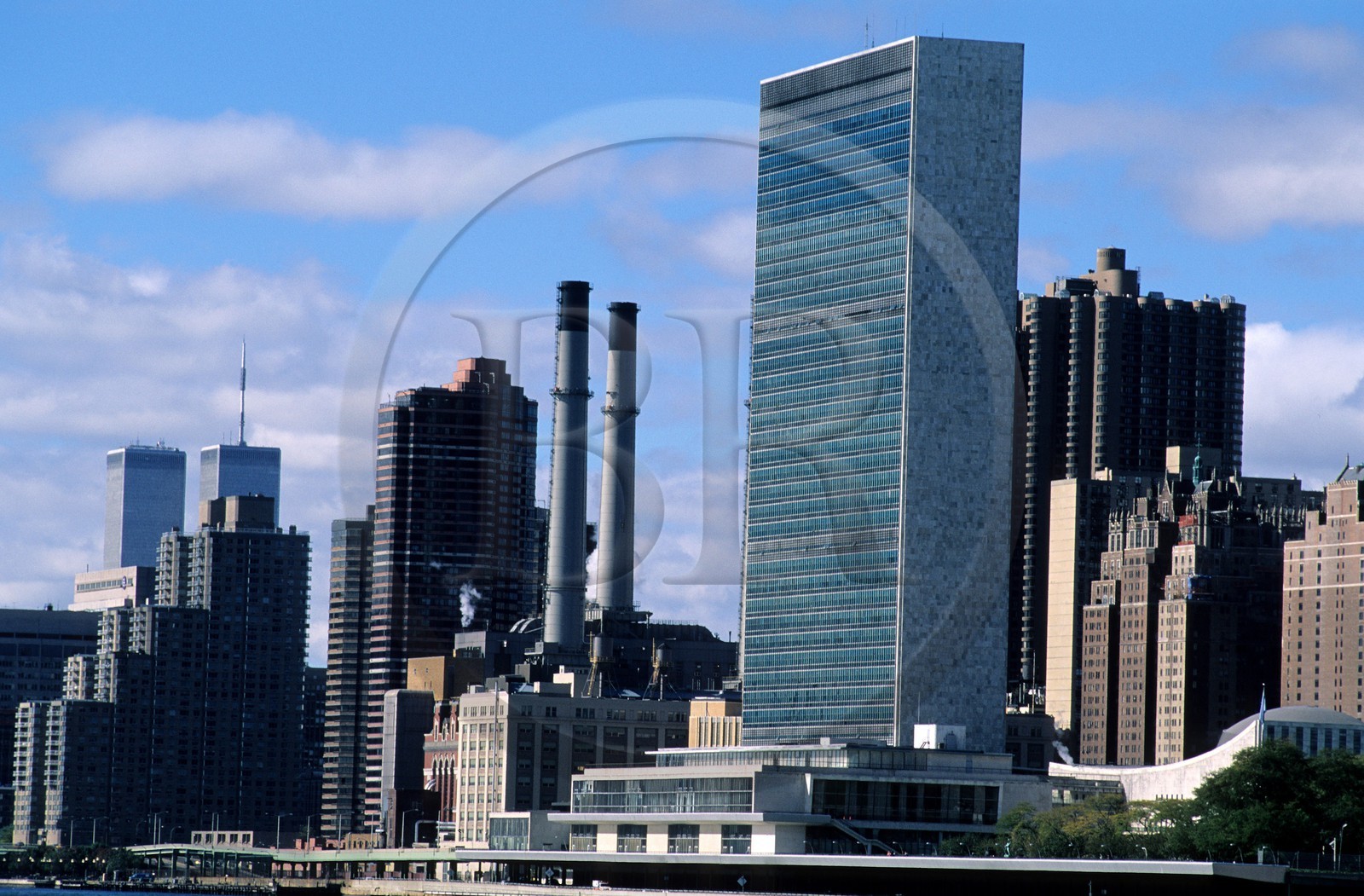 états-Unis, New York, Manhattan, Midtown, Nations Unies au bord de l' East River