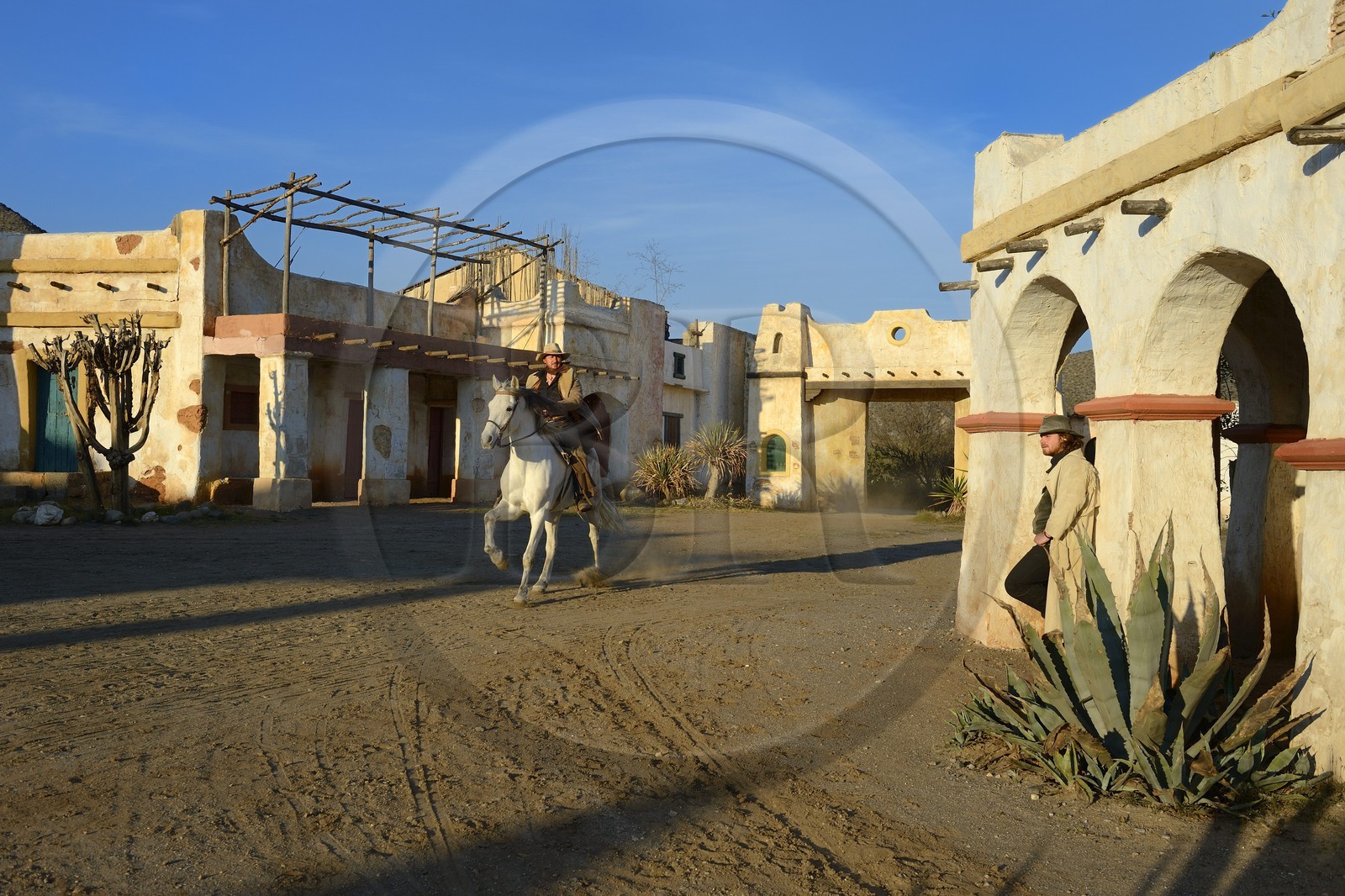 Espagne, Andalousie, province de Almeria, désert de Tabernas, parc d'attraction Fort Bravo Texas Hollywood, c'est ici que fut tourné les 7 Mercenaires de John Sturges mais aussi Les Pétroleuses de Christian-Jaque et Pour Une Poignée de Dollars de Sergio Leone