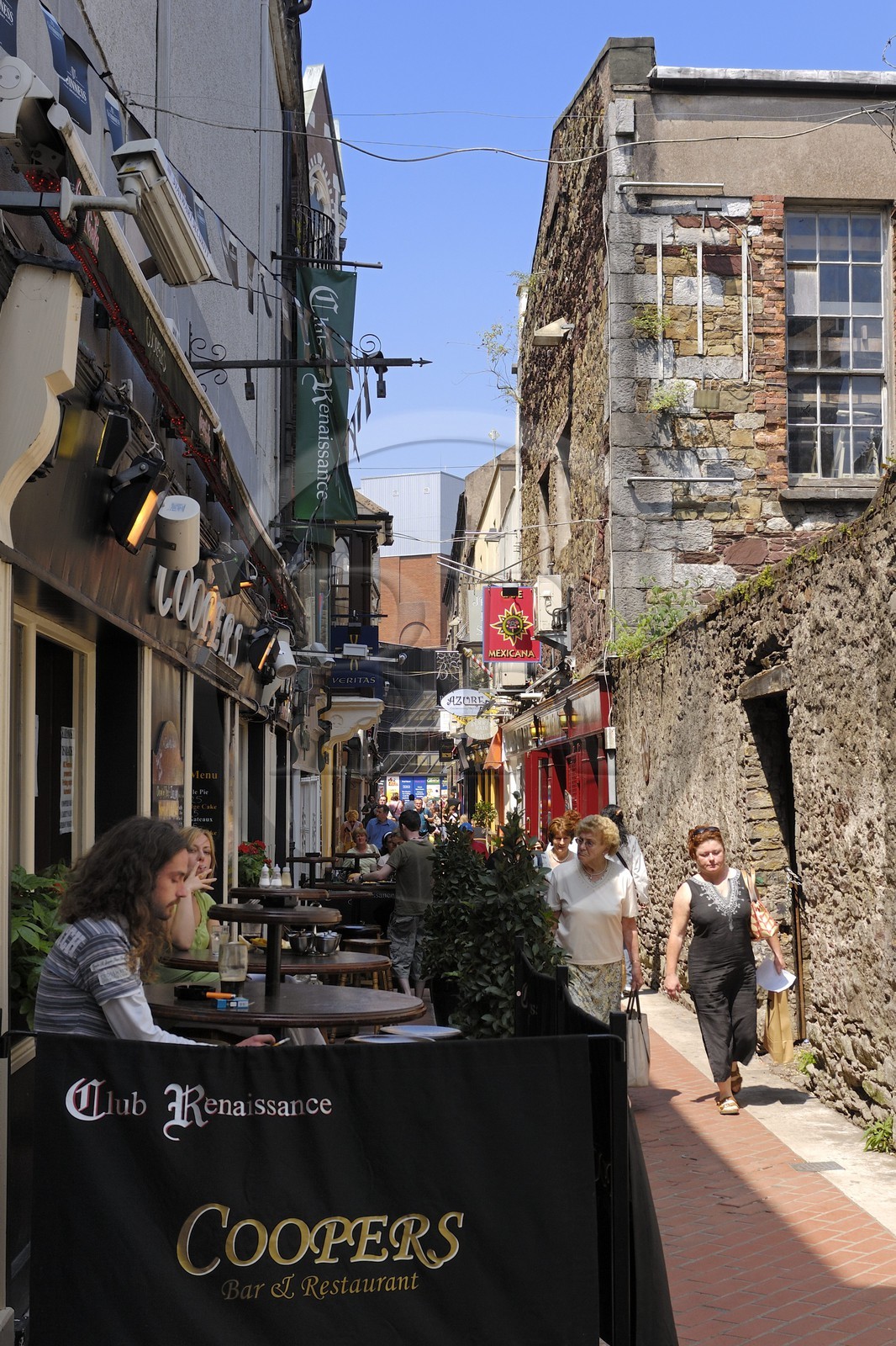 Irlande, Comté de Cork, Cork, rue commercante Careys Lane