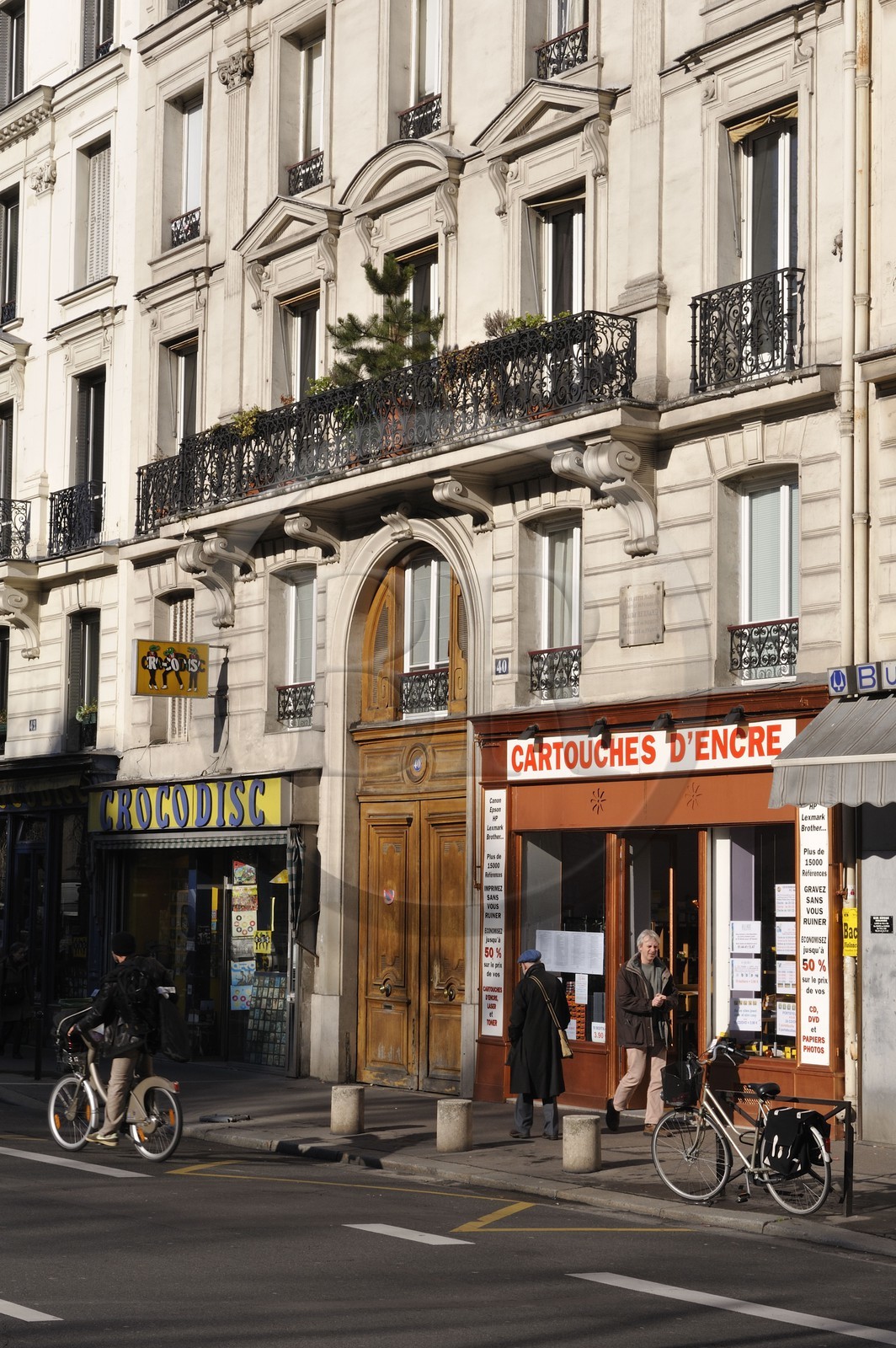 France, Paris (75), la rue des Ecoles dans le Quartier Latin
