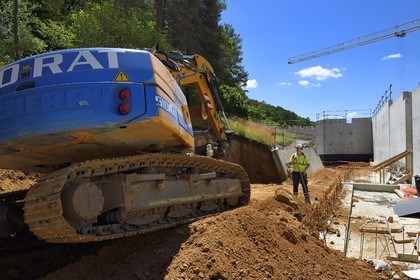 France, Dordogne, Montignac, Montignac-Lascaux Parietal Art international Centre (Lascaux 4) building site