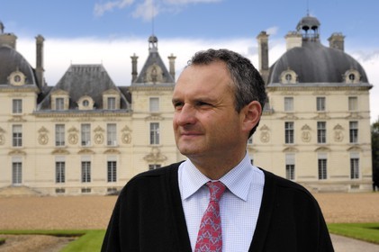 France, Loir-et-Cher (41), château de Cheverny, le propriétaire Monsieur Charles Antoine de Vibraye