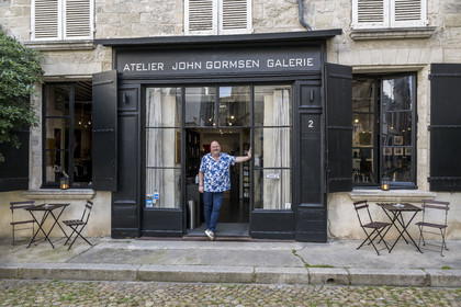 France, Vaucluse (84), Avignon, boutique Atelier John Gormsen Galerie
