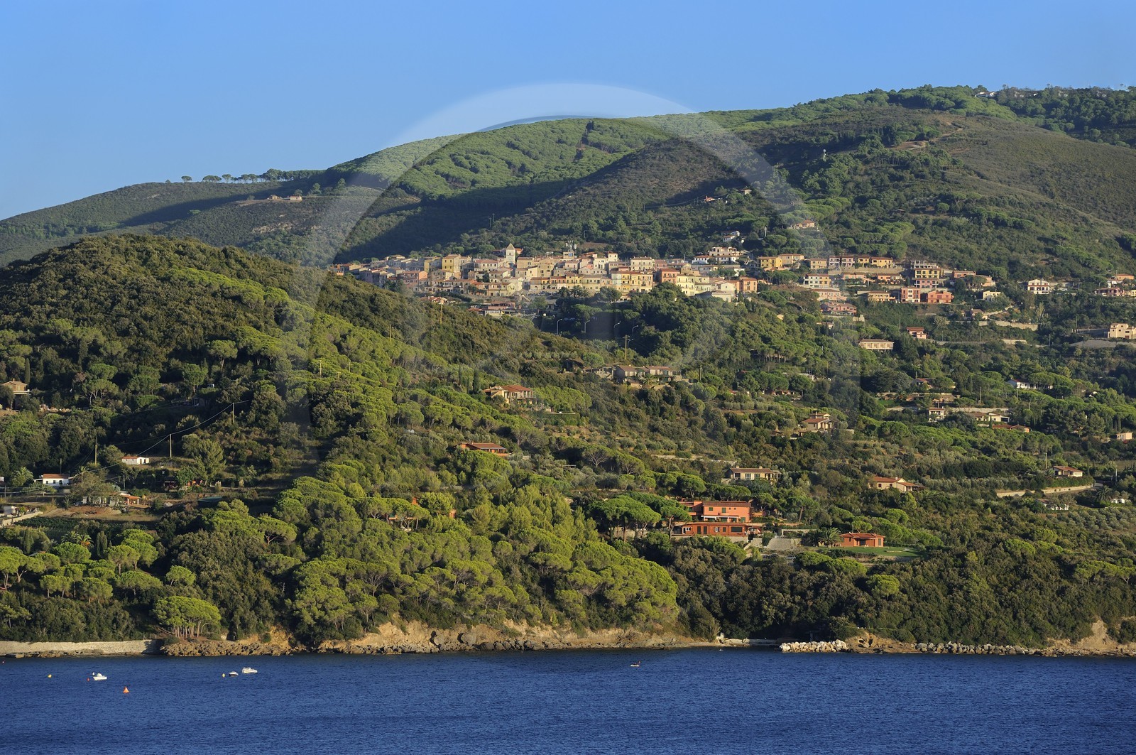 Italie, Toscane, l’Ile d’Elbe, le village perché de Capoliveri