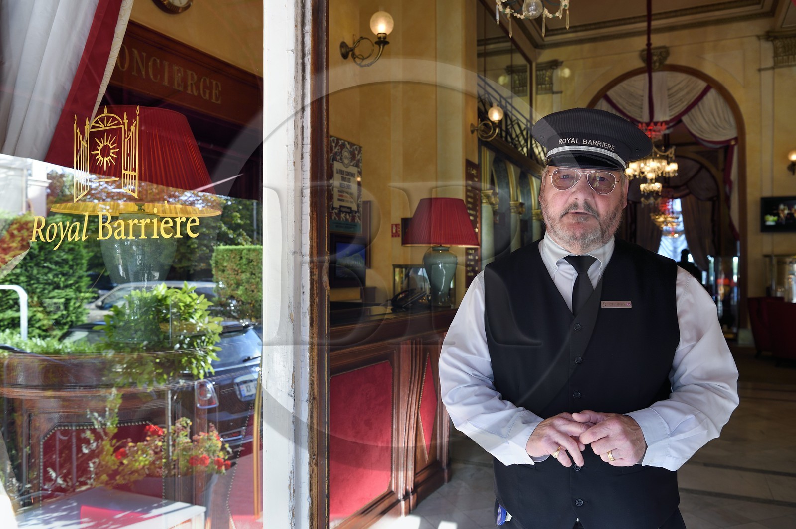 France, Calvados (14), Pays d'Auge, Deauville, l'Hotel Royal Barriere