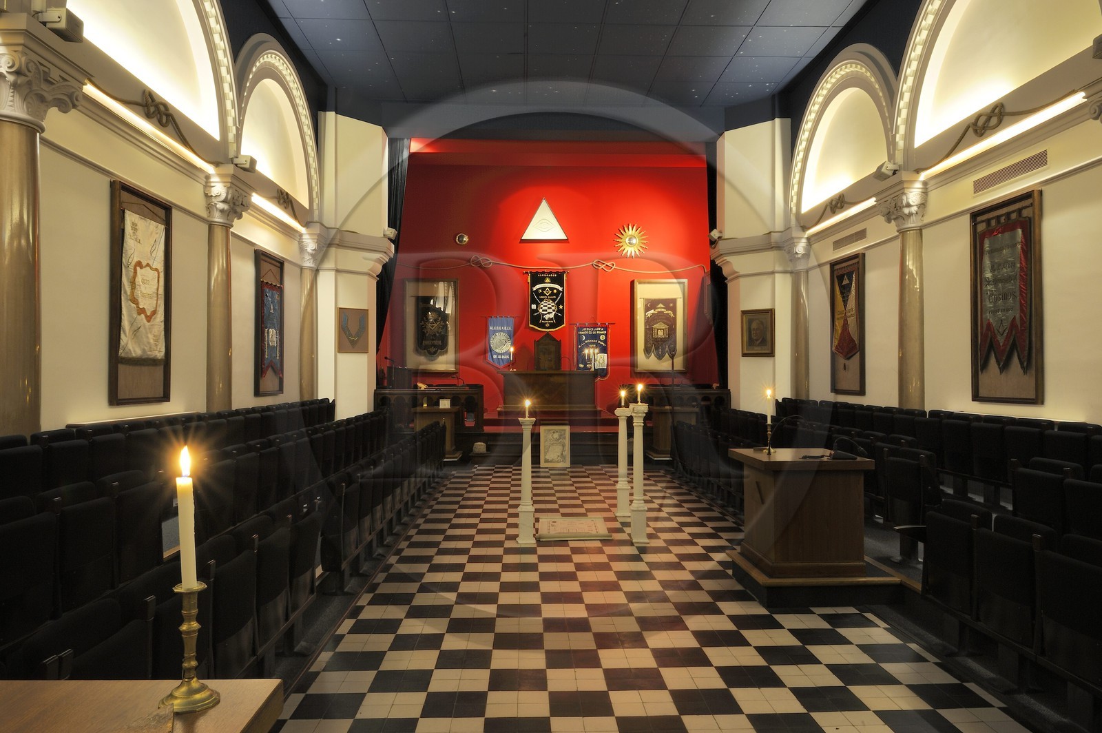 France, Paris, Grand Lodge of France (GLDF), Masonic Temple