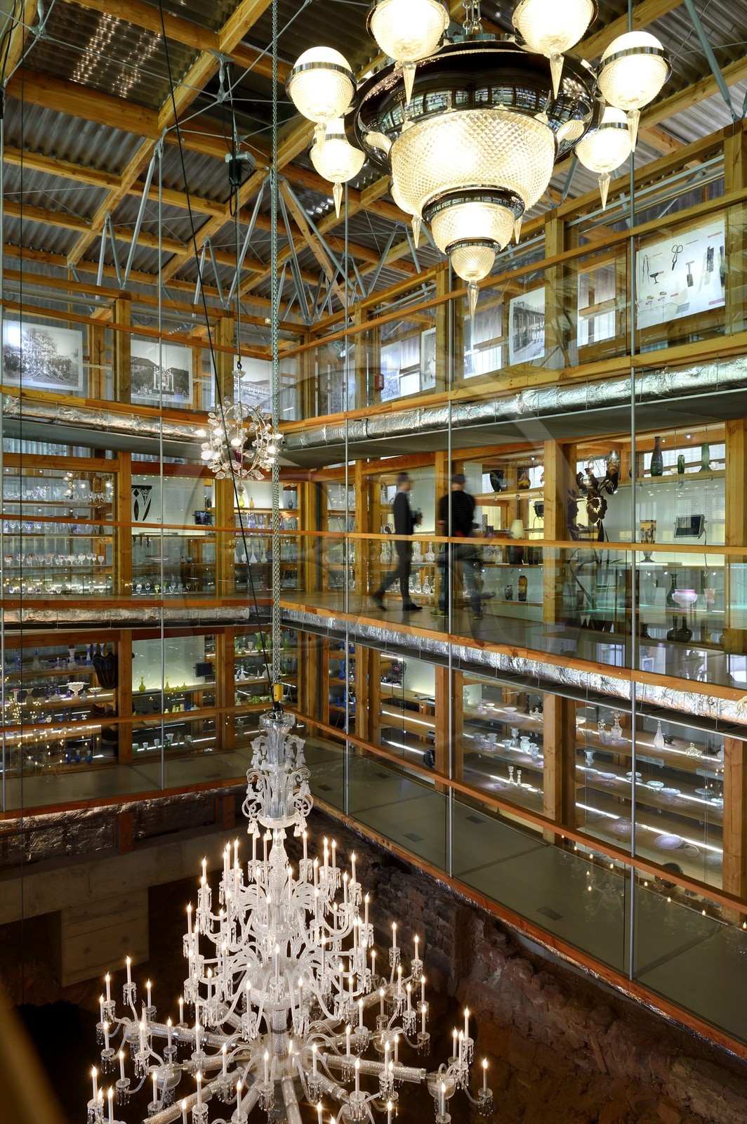 France, Moselle (57), Saint-Louis-les-Bitche, musée de la Cristallerie Saint-Louis