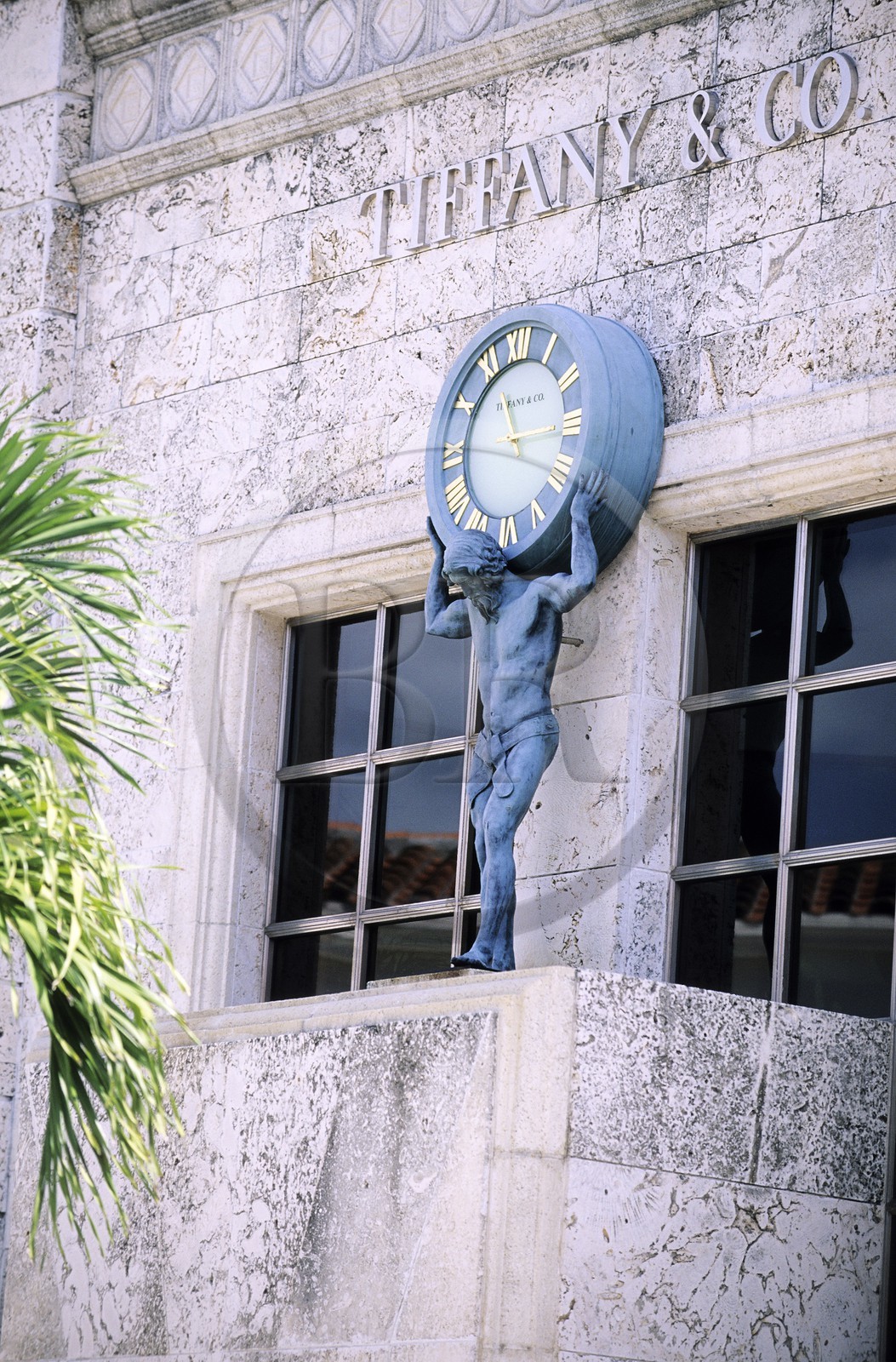 Etats-Unis, Floride, Palm Beach, Tiffany, une des boutiques chic de Worth Avenue