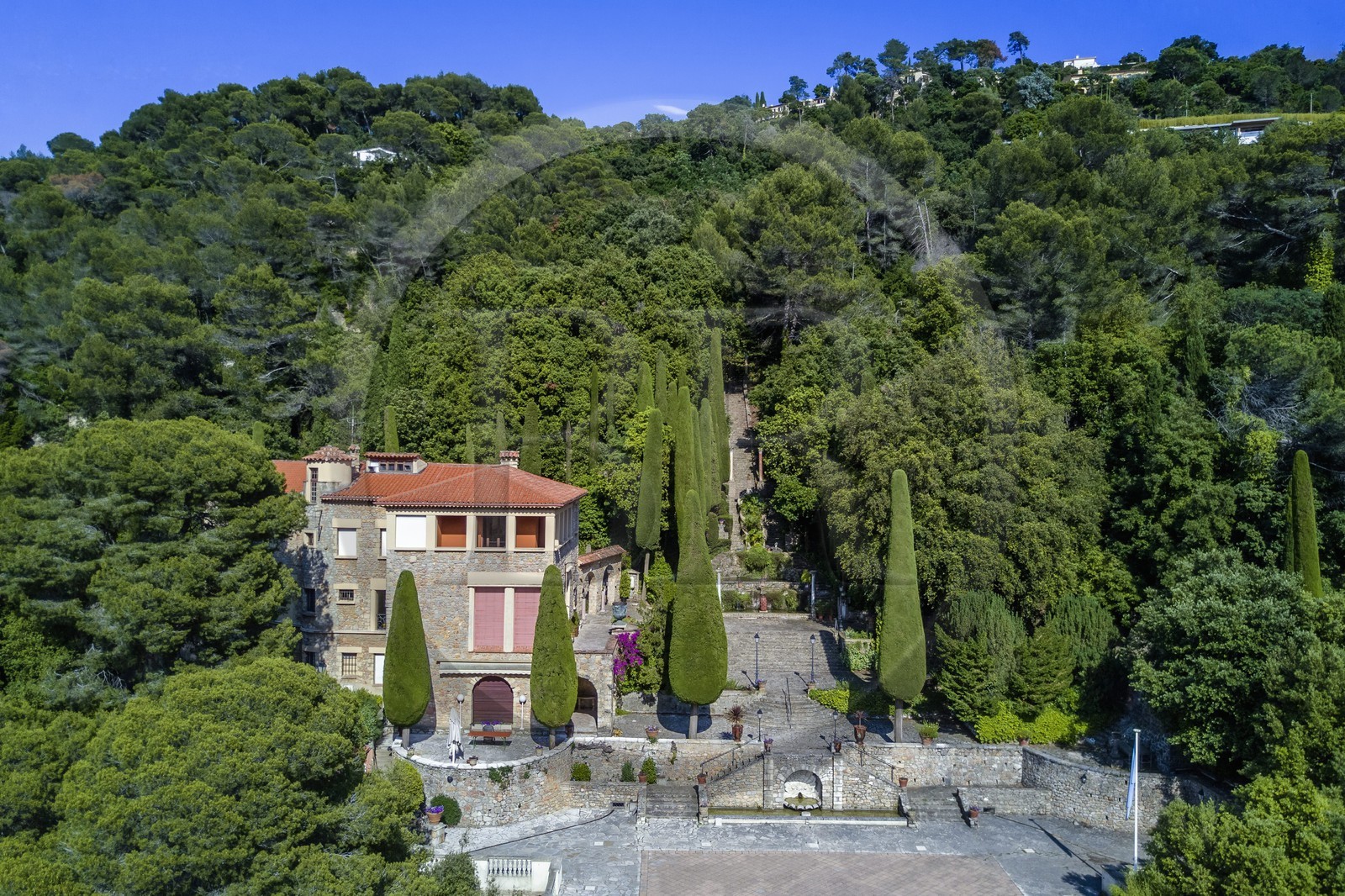France, Alpes-Maritimes (06), Cannes, la villa Domergue et son jardin