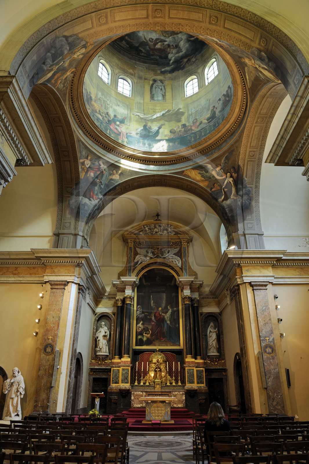 France, Paris (75), l’église des Carmes rue de Vaugirard