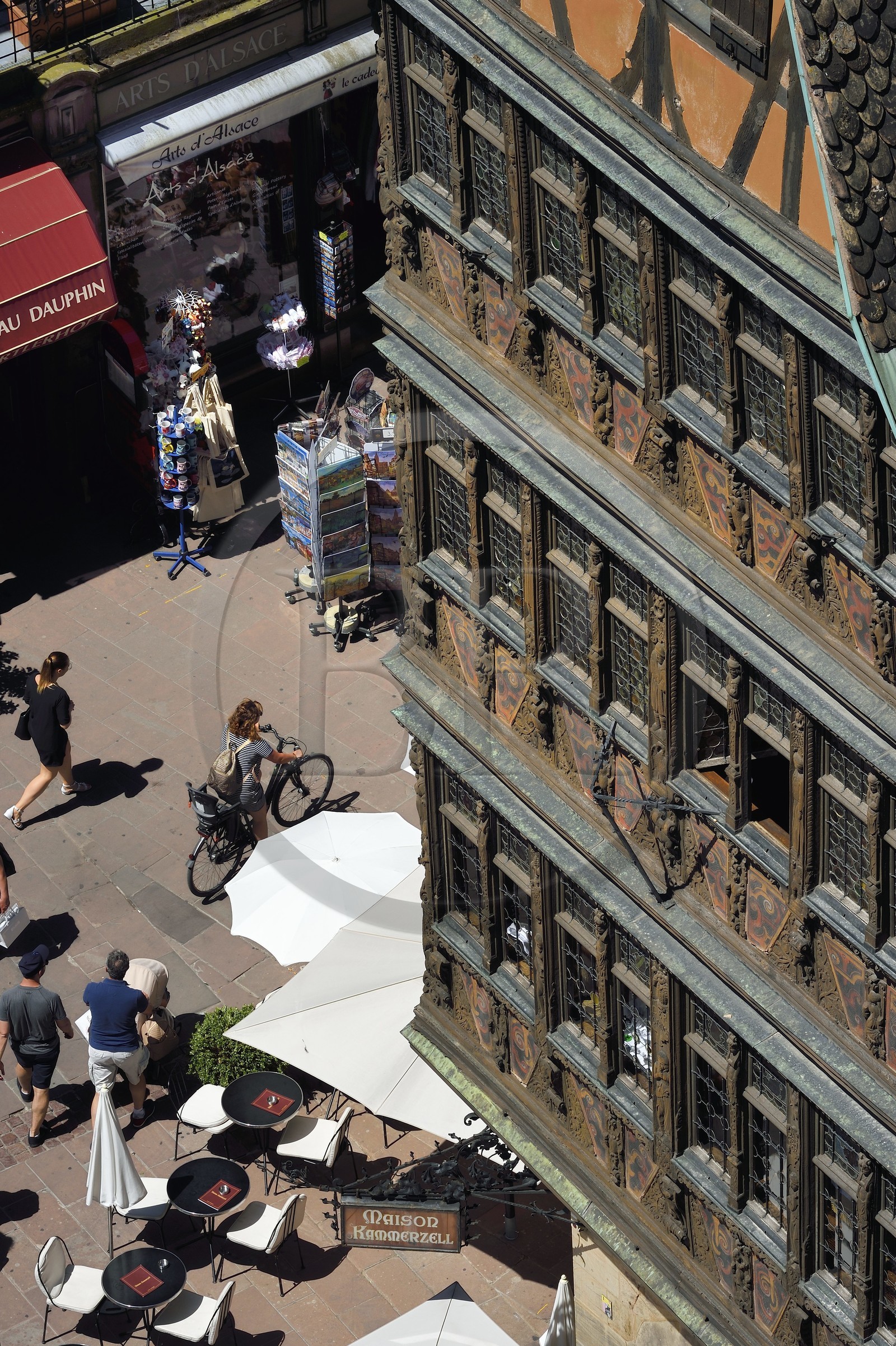 France, Bas Rhin, Strasbourg, old town listed as World Heritage by UNESCO, place de la cathedrale, the Kammerzell House from the 15th-16th century