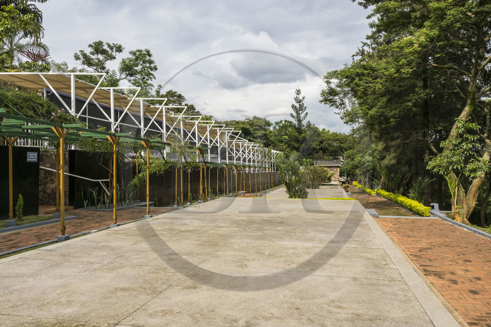 Rwanda, Kigali, quartier de Gisozi, Mémorial du génocide de Kigali, il commémore le génocide des Tutsis en 1994, des fosses communes où reposent plus de 250 000 victimes