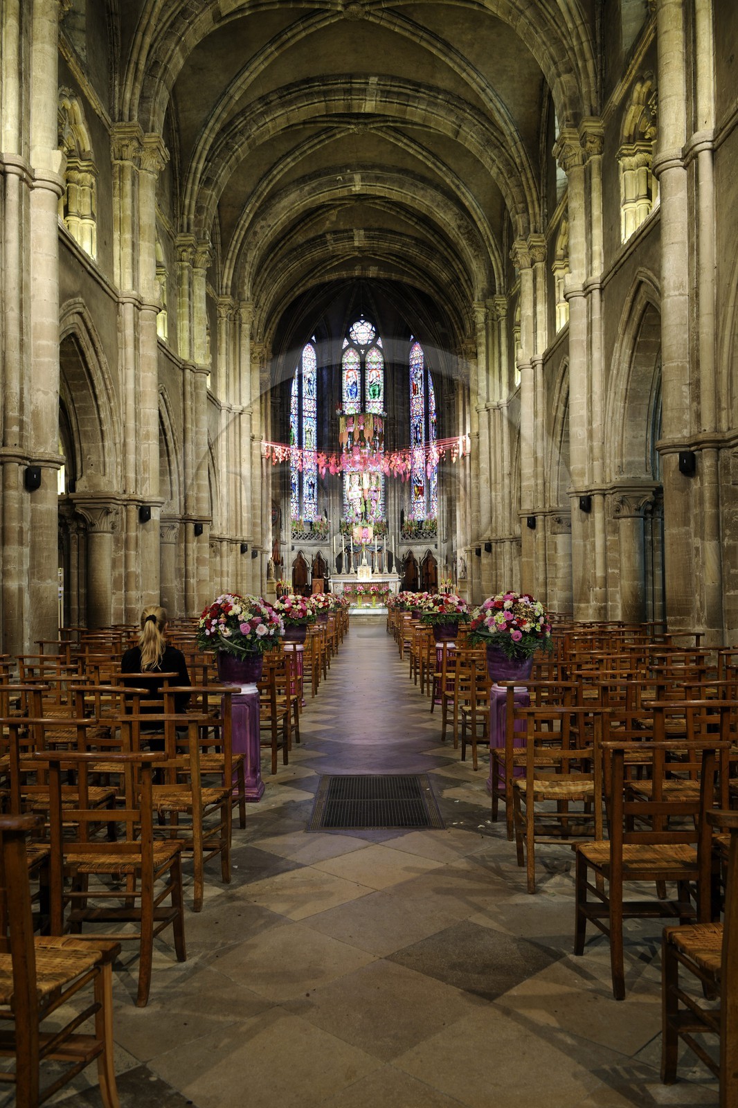France, Vosges, Epinal, Saint-Maurice Basilica