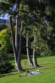 France, Paris (75), parc des Buttes Chaumont