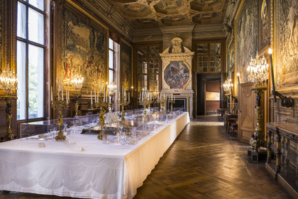 France, Oise, Chantilly, the castle of Chantilly, the Condé museum, the Deer Gallery