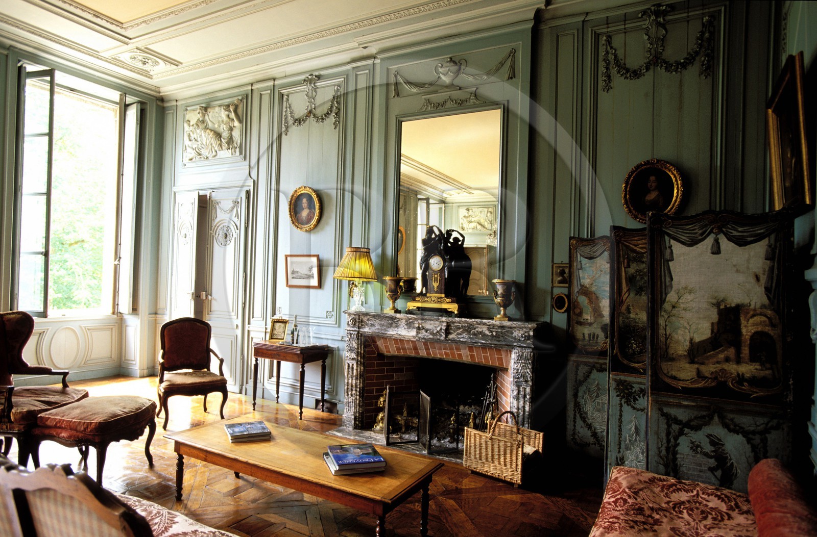 France, Saône-et-Loire (71), Chalonnais, Saint-Ambreuil, château de la Ferté