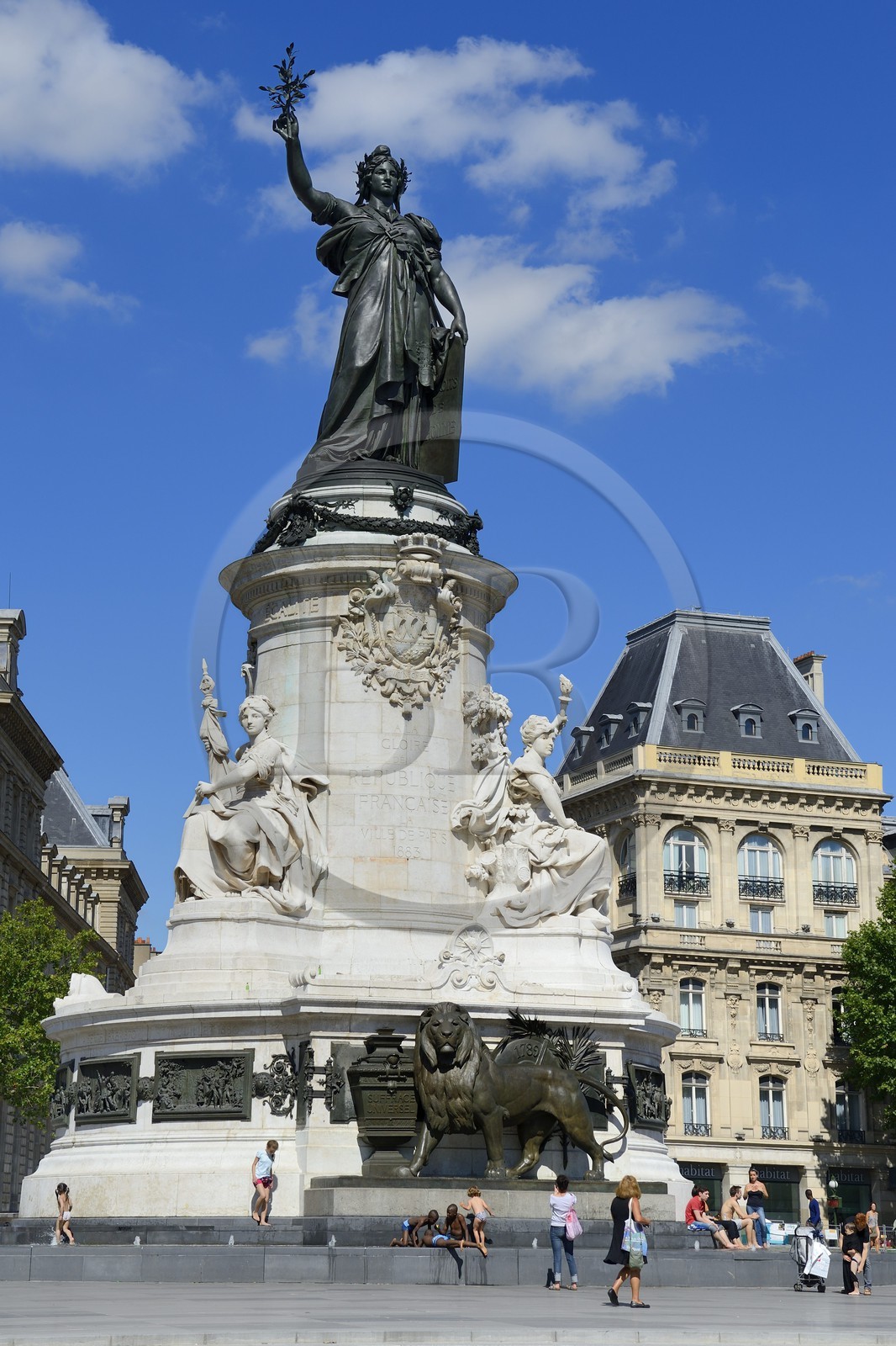 France, Paris (75), place de la République