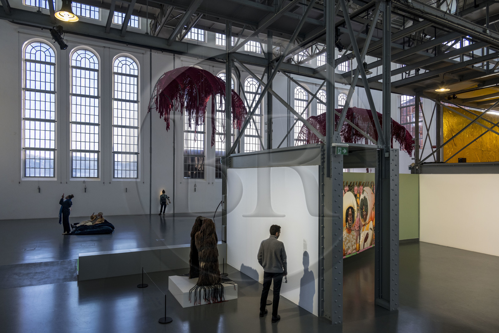 Portugal, Lisbonne, quartier de Belem, MAAT (Musée d'Art, Architecture et Technologie ou Museu de Arte, Arquitetura e Tecnologia) sur les bords du Tage, musée de l'électricité et expositions d'art moderne dans l'ancienne centrale thermique Central Tejo