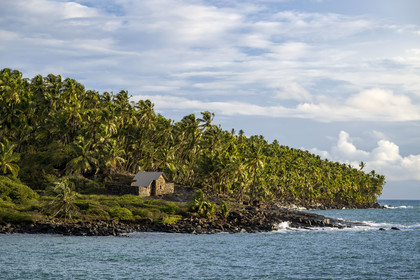 France, Guyane, Kourou, Iles du Salut, l'Ile du Diable, la case a servi de bagne à Alfred Dreyfus du 13 avril 1895 au 9 juin 1899