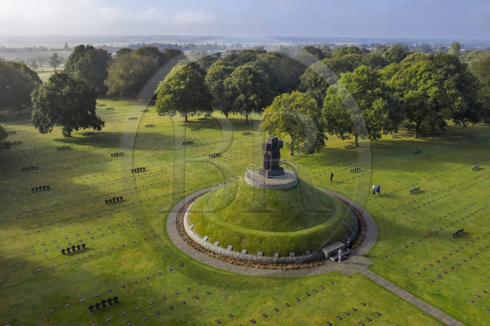 France, Calvados, La Cambe, German military cemetery of the second world war