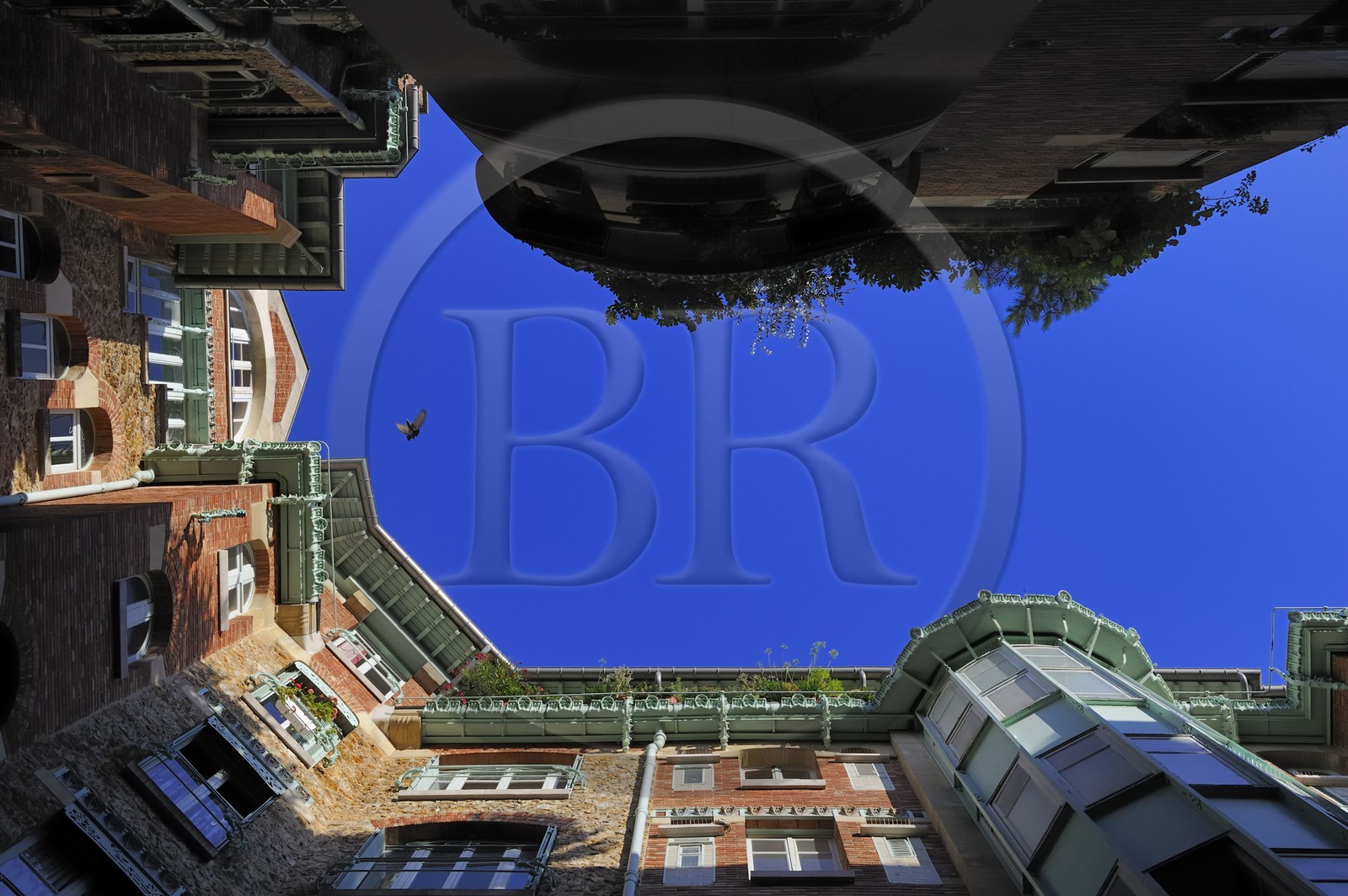 France, Paris (75), le Castel-Beranger, immeuble du 14 rue La Fontaine de style Art Nouveau  par Hector Guimard