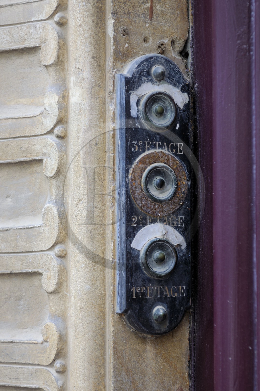 France, Herault, Beziers, the district of the Champ de Mars, birthplace of Jean Moulin on the 14th of july place