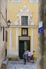 France, Haute-Corse (2B), Bastia, la Citadelle quartier de Terra-Nova, chapelle Sainte-Croix