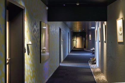 France, Haute Loire, Saint Bonnet le Froid, Régis and Jacques Marcon 3-star restaurant, the hotel