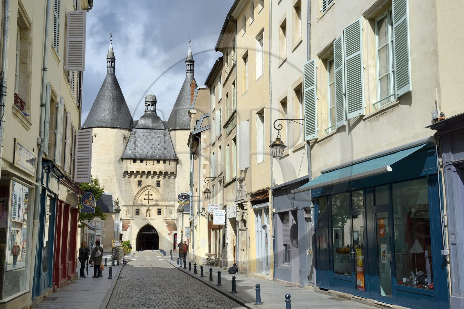 France, Meurthe-et-Moselle, Nancy, Porte de la Craffe, former gate remaining of the Medieval fortifications