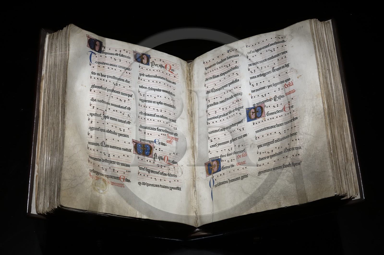 France, Manche (50), Avranches, le Scriptorial (musée des manuscrits du Mont Saint-Michel), manuscrits du Mont originaux