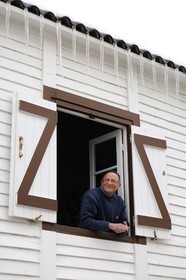 France, Manche, Cotentin, Saint Lo, unique exemple left of temporary barracks set up after the bombings of 1944, Zakari Kostov