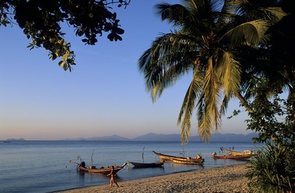 Thailand, Samui islands archipelago, Koh Samui Island, Hat Ang Thong beach on the West coast of the island