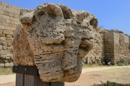 Israel, Haifa District, Caesarea (Caesarea Maritima), ruins of Caesarea