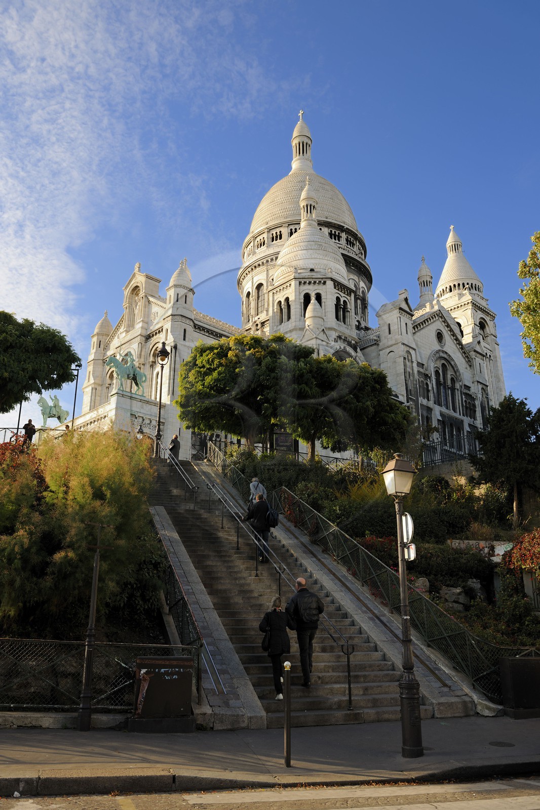 France, Paris (75), le Sacré Coeur sur la Butte Montmartre