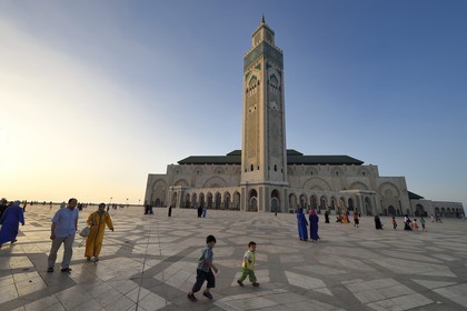 Morocco, Casablanca, Grand Hassan II Mosque