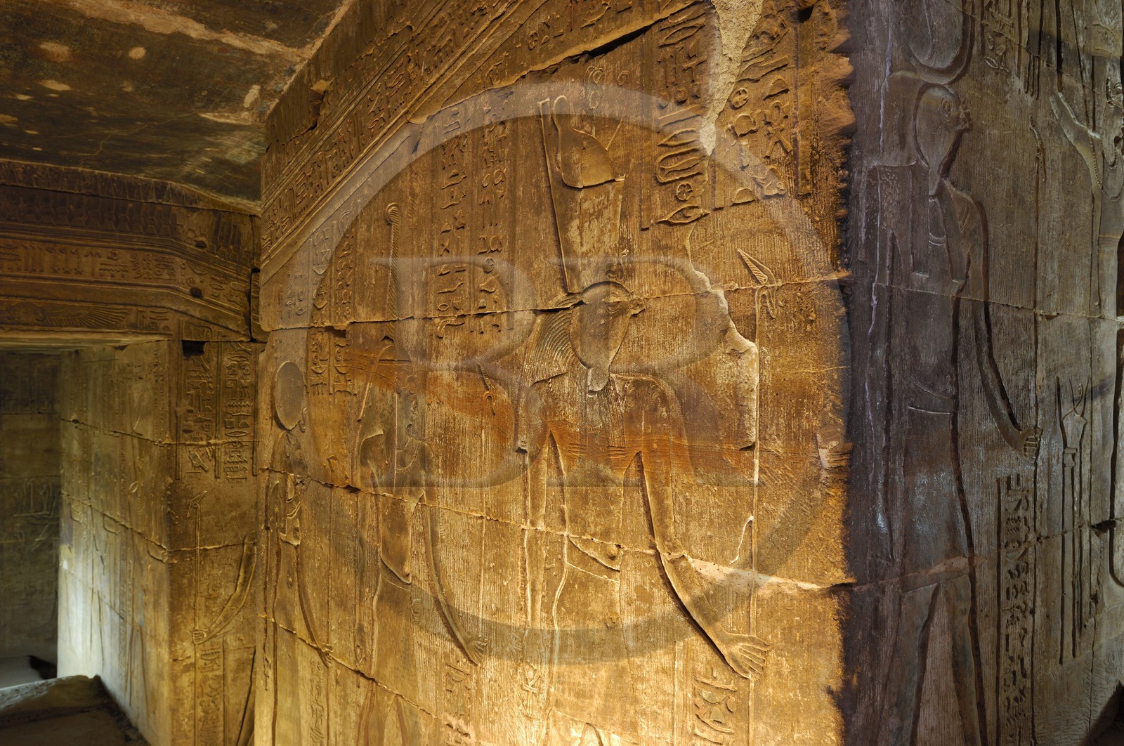 Egypt, Upper Egypt, Nile Valley, Edfu, temple dedicated to Horus God