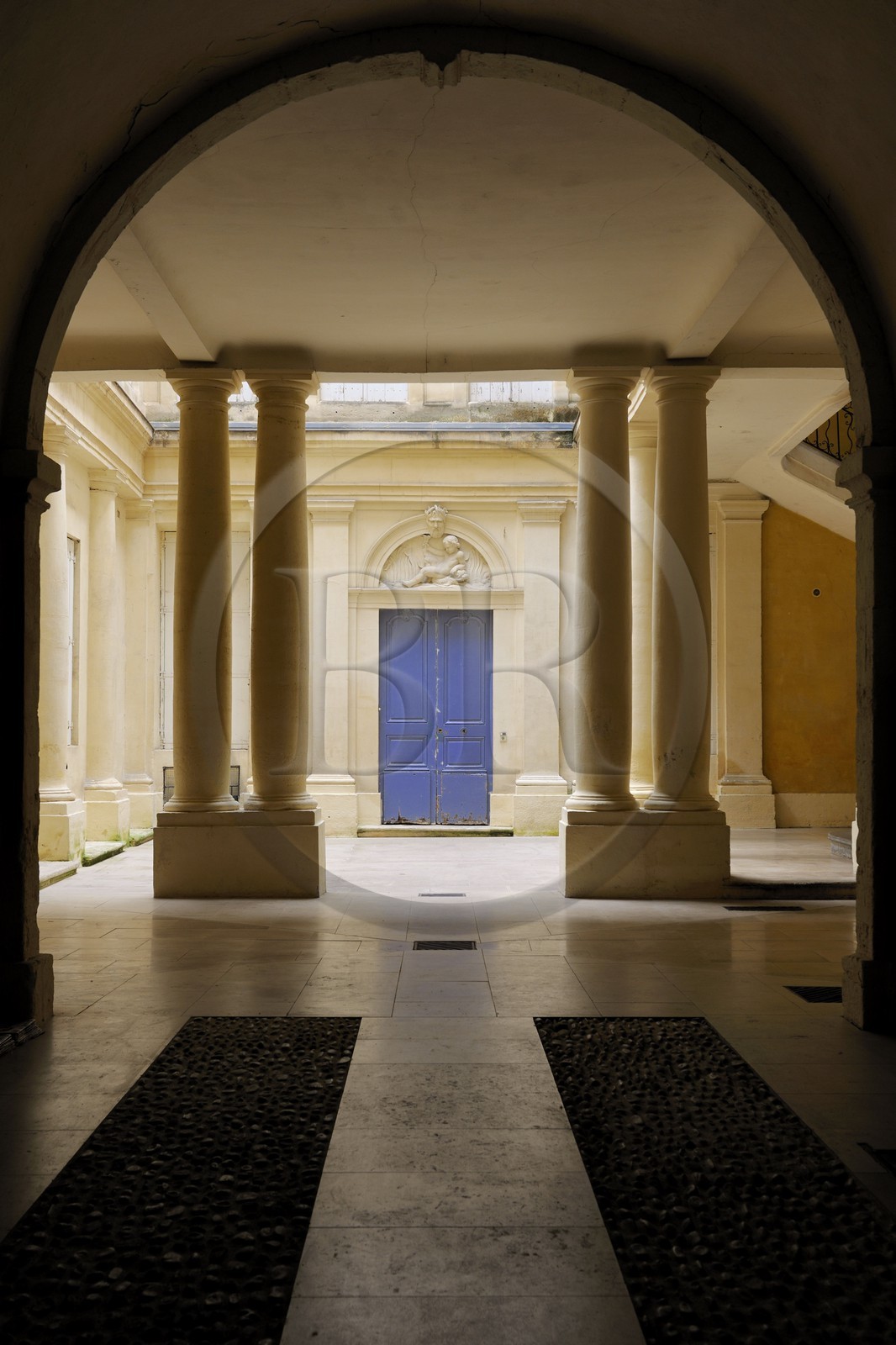 France, Hérault (34), Montpellier, Hôtel de Griffy du 18e siècle rue de l'Aiguillerie, classé monument historique