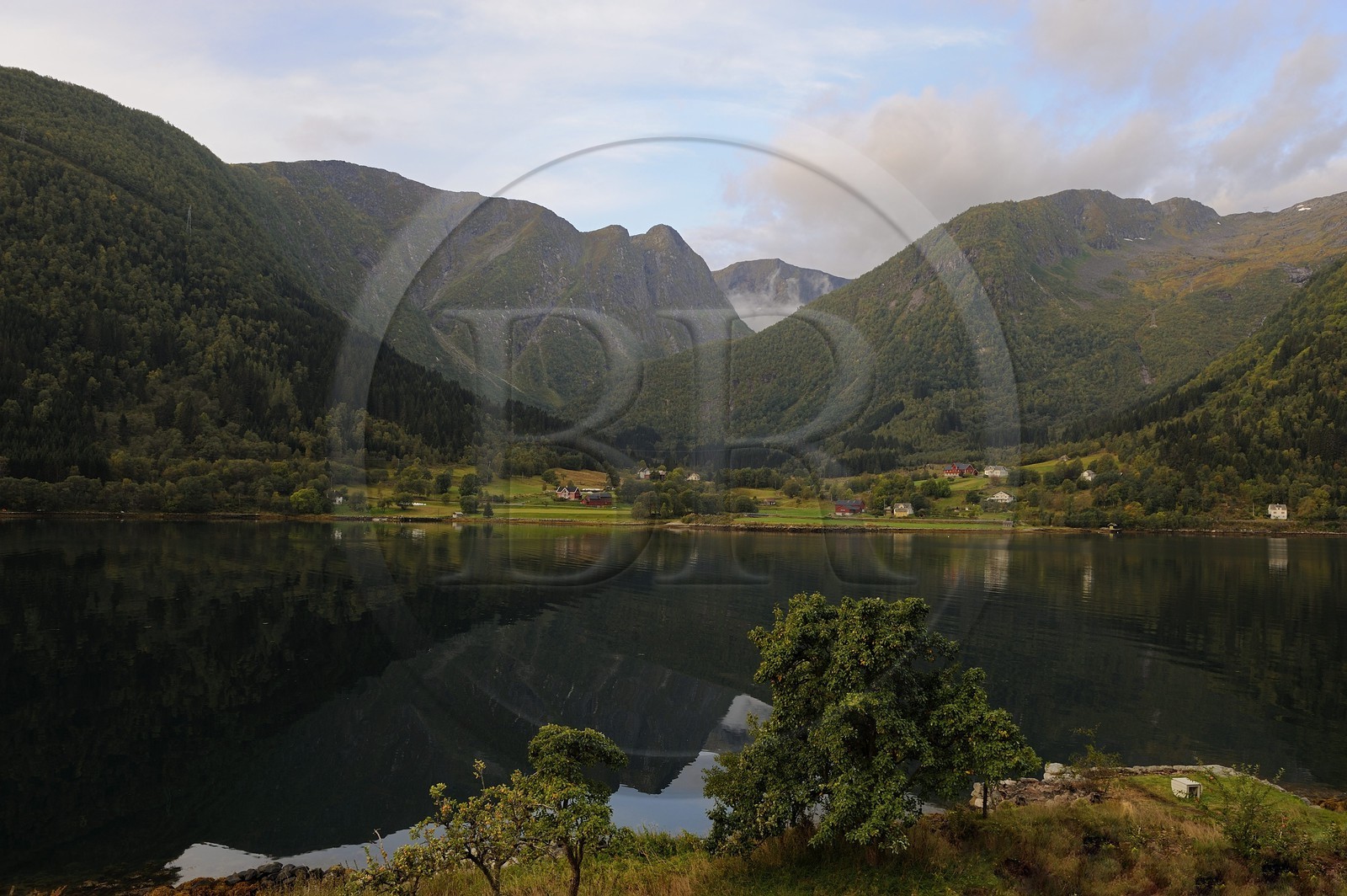 Norway, Sogn Og Fjordane County, Balestrand, the Sognefjorden
