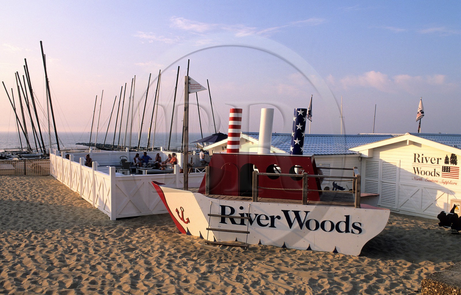 Belgique, Flandre-Occidentale, Knokke-Heist, la plage de Knokke-le-Zoute