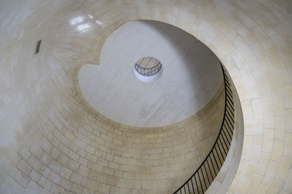 France, Gironde (33), le Verdon-sur-Mer, phare de Cordouan, classé Patrimoine Mondial de l'UNESCO, plafond de la salle des Girondins (3ème étage)