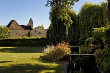 France, Dordogne (24), Périgord Noir, Trémolat, l'église Saint-Hilaire
