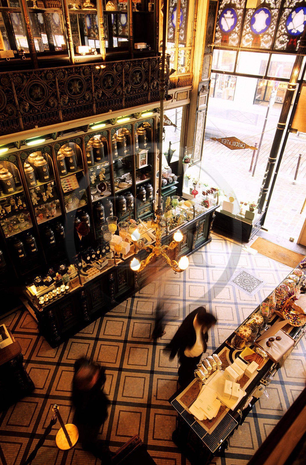 France, Nord (59), Lille, le célèbre confiseur Méert, rue Esquermoise dans la vieille ville