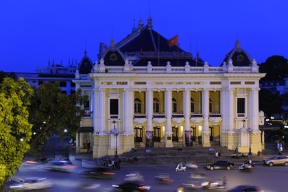 Vietnam, Hanoï, the opera house from 1911