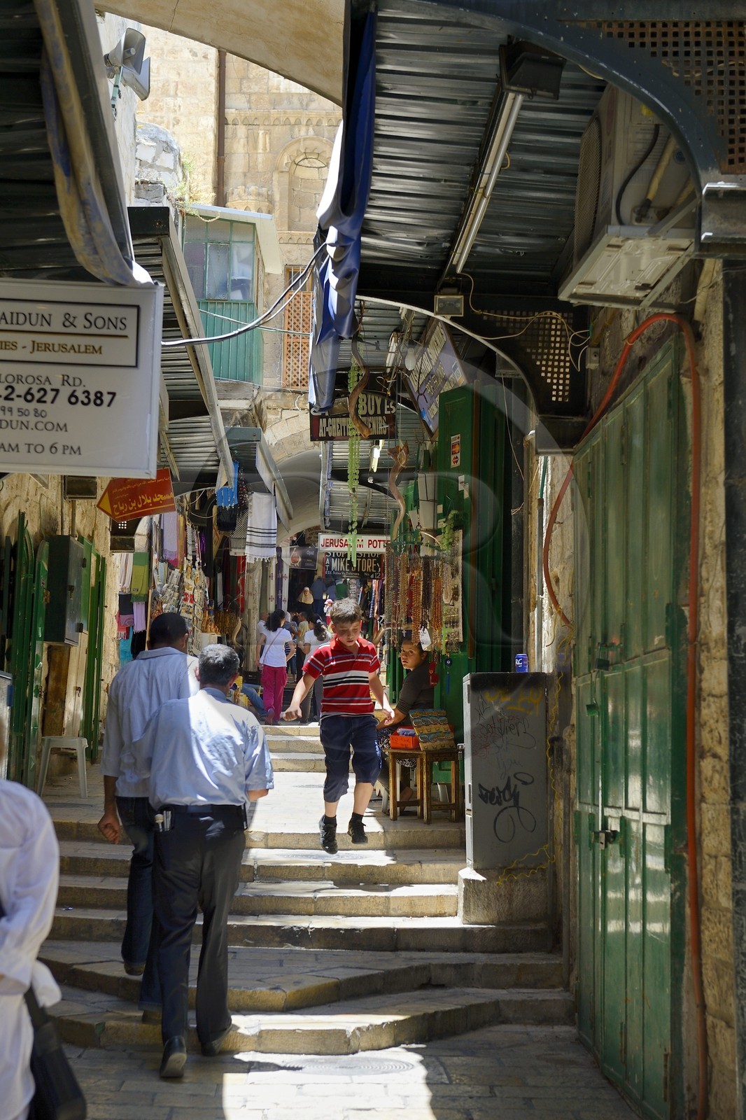 Israel, Jerusalem, holy city, the old town listed as World Heritage by UNESCO, the Via Dolorosa, the muslim quarter