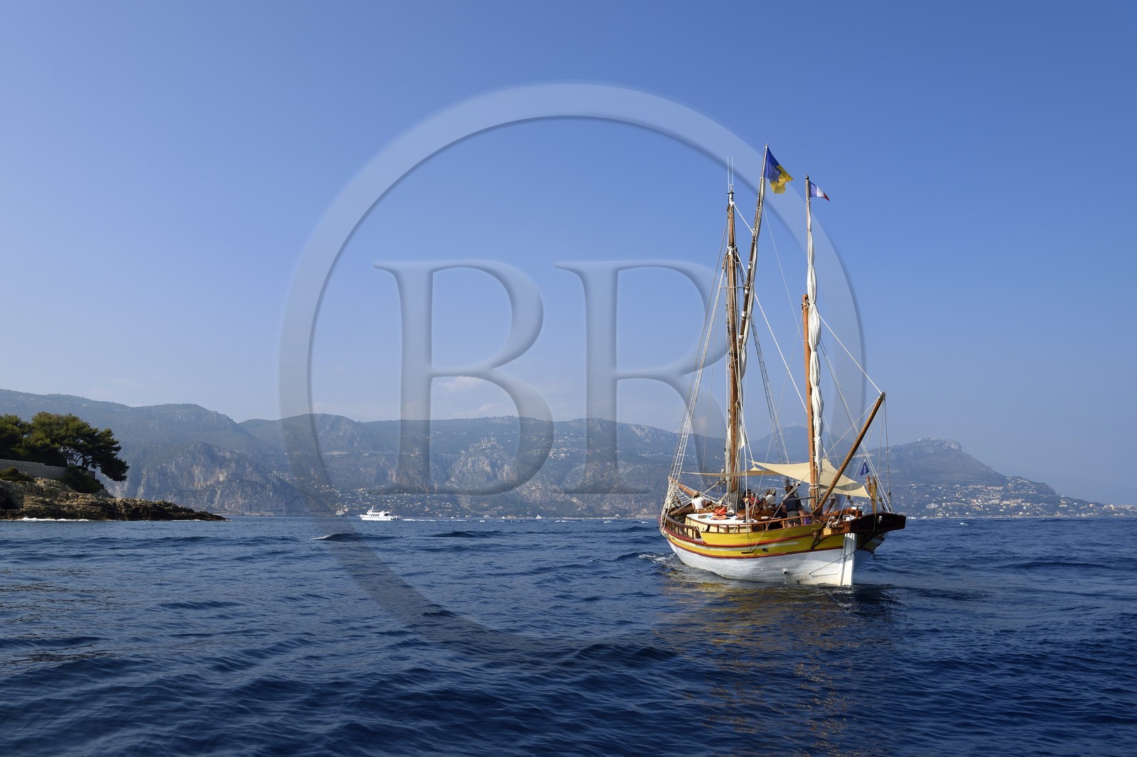 France, Alpes-Maritimes (06), Saint-Jean-Cap-Ferrat, sortie en mer sur le bateau Santo Sospir avec l'association SOS Grand Bleu pour l'observation des dauphins et des baleines dans le Sanctuaire Pelagos