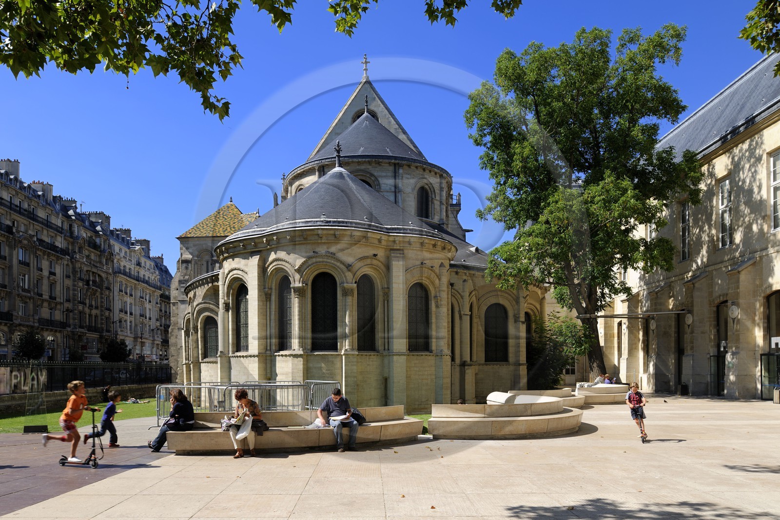 France, Paris (75), musée des Arts et Métiers dans l'église Saint-Martin des Champs
